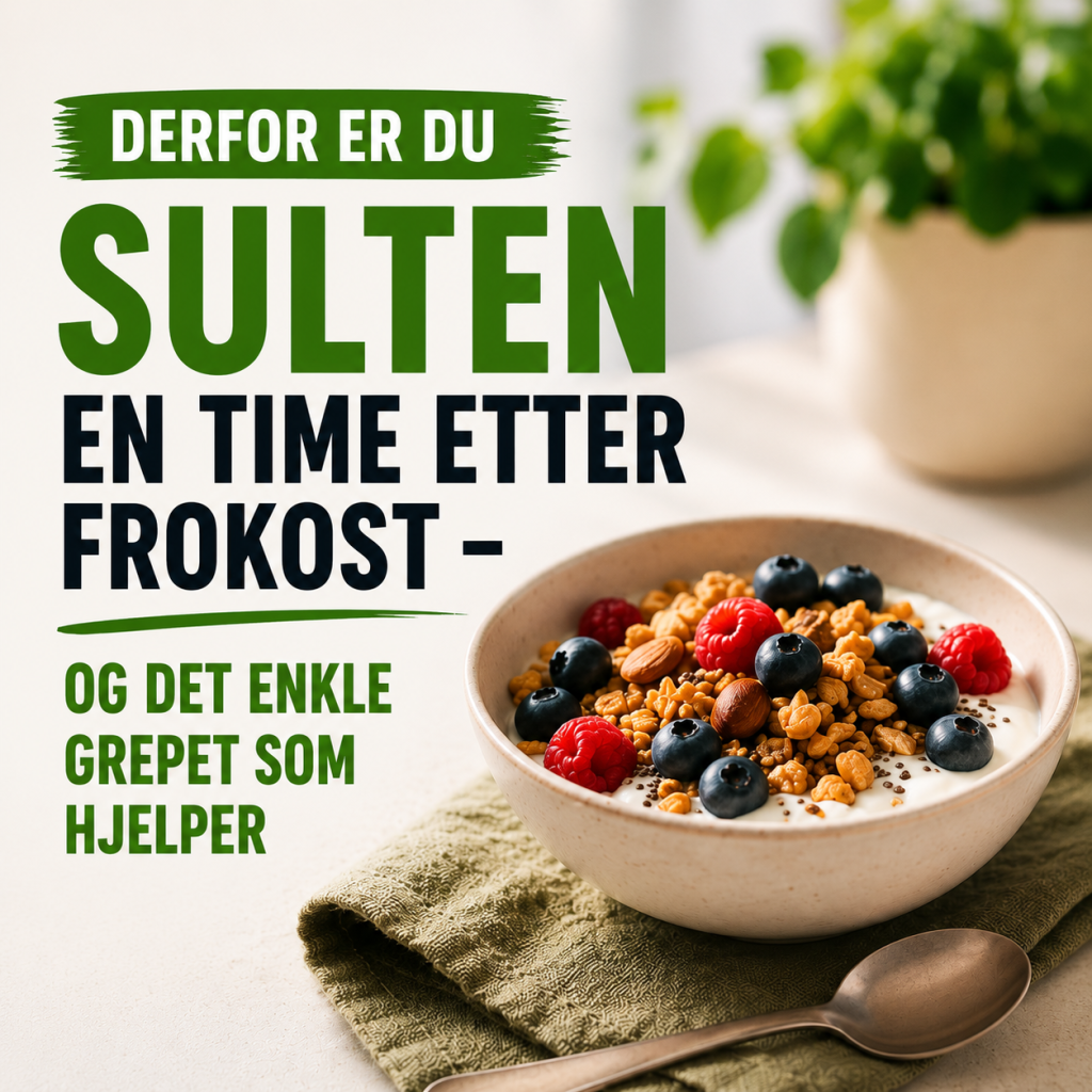 Proteinrik frokost med yoghurt og bær – unngå sult og blodsukkerfall etter frokost